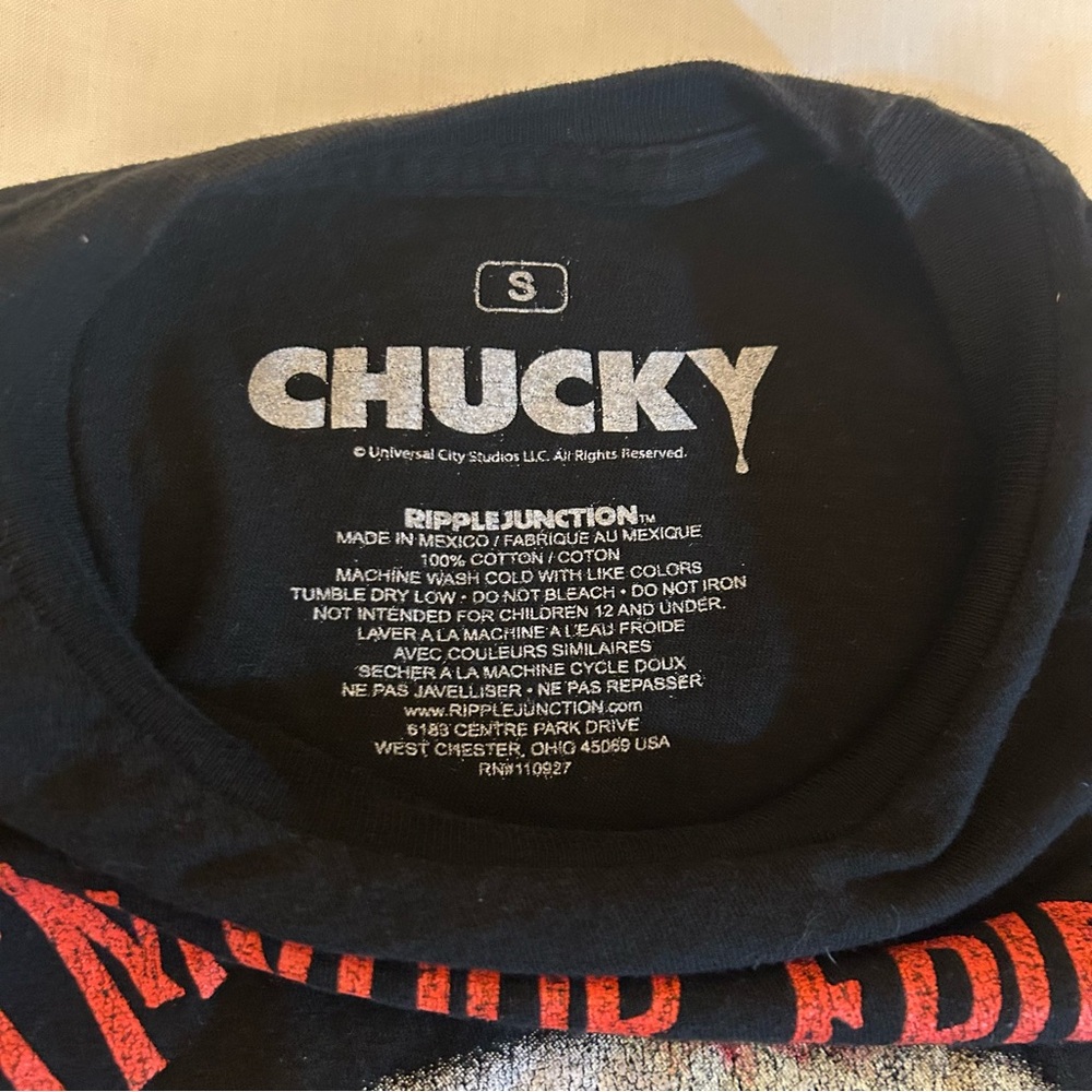 Black Chucky Short Sleeve Tee